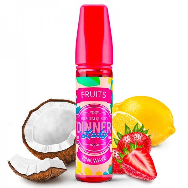 PINK WAVE 50ml Shortfill E-Liquid by Dinner Lady